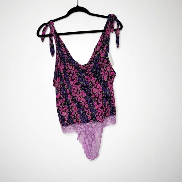 NWT Free People Bare It All Bodysuit Party Combo FP Intimately Women's Large - Picture 3 of 6